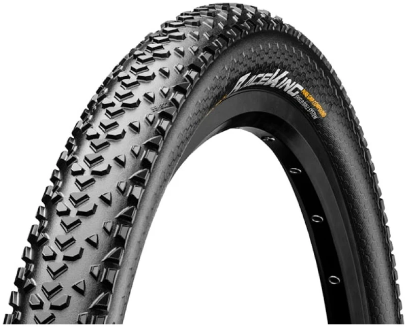 Image of Continental Race King ShieldWall Tyre Puregrip Compound Foldable 26 X 2.0 INCHES Black