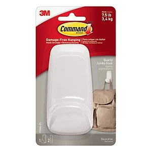 Image of Command Jumbo Hook Quartz