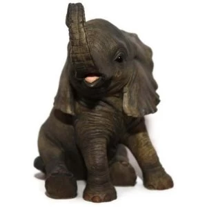 Image of Elephant Out of Africa Figurine By Lesser & Pavey