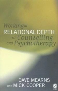 Image of Working at Relational Depth in Counselling and Psychotherapy by Dave Mearns Paperback
