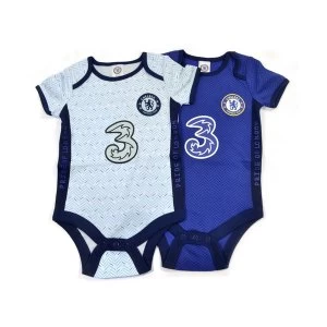 Image of Chelsea Two Pack Body Suit Home and Away 0-3 Months