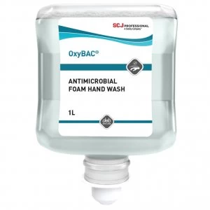 Image of DEB Stoko Oxybac Foam Handwash Refill 1 Litre N03852 Pack 6