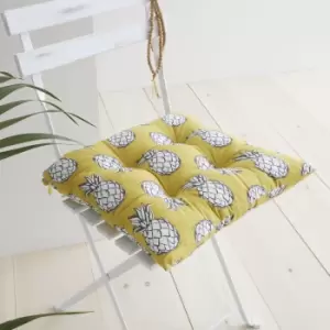 image of Tupi Pineapple Outdoor Seat Pad X 2