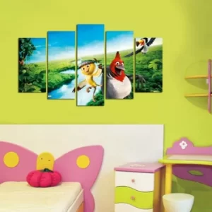 Image of 5MDFCO-8 Multicolor Decorative MDF Painting (5 Pieces)