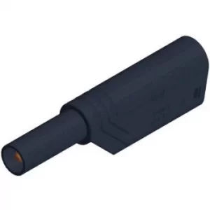 Image of SKS Hirschmann LAS S G Straight blade safety plug Plug, straight Pin diameter: 4mm Black