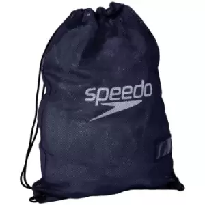 Image of Speedo Wet Kit Mesh Drawstring Bag (One Size) (Navy)