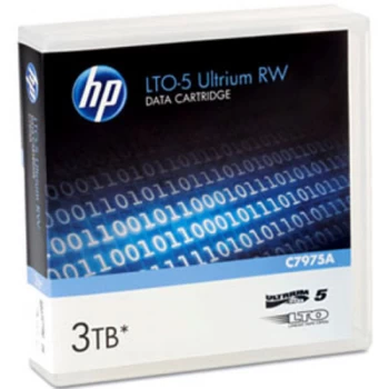 Image of HPE C7975A LTO-5 Ultrium RW 1.5-3TB Backup Media Tape