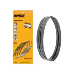 Image of DEWALT Cordless Bandsaw Blades for DCS371 Bandsaw 835mm 12mm 24tpi