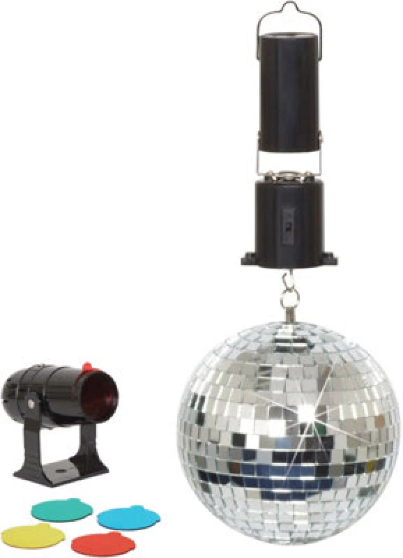 Image of Electrovision 6" Battery Operated Mirror Ball Party Set