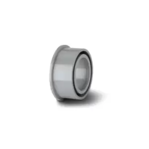 Image of Polypipe Soil Solvent Boss Adaptor For Waste Pipe Abs & Mupvc Only Grey 40mm Sw81G