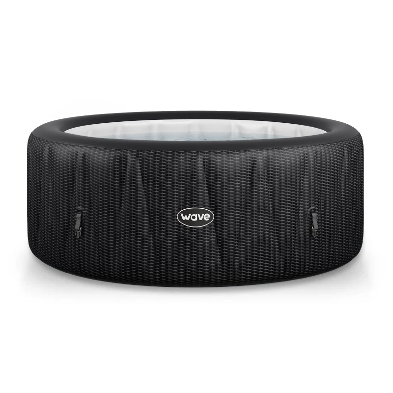 Image of Wave Spas Wave Spas Wave Atlantic 6-Person Inflatable Hot Tub With Integrated Heater in Black Size: 6 Person Black 6 Person Unisex 5061039899367