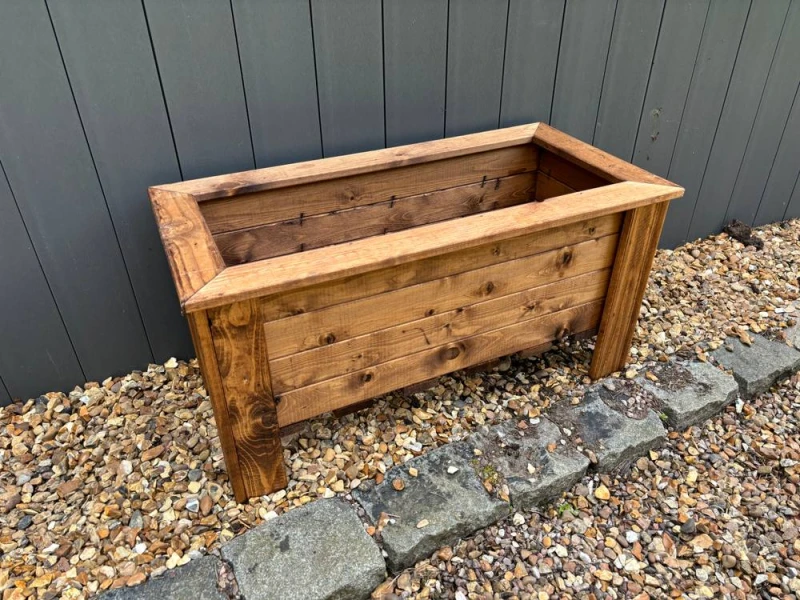 Image of Charles Taylor Prestbury Raised Rectangular Trough Large, Brown HB290