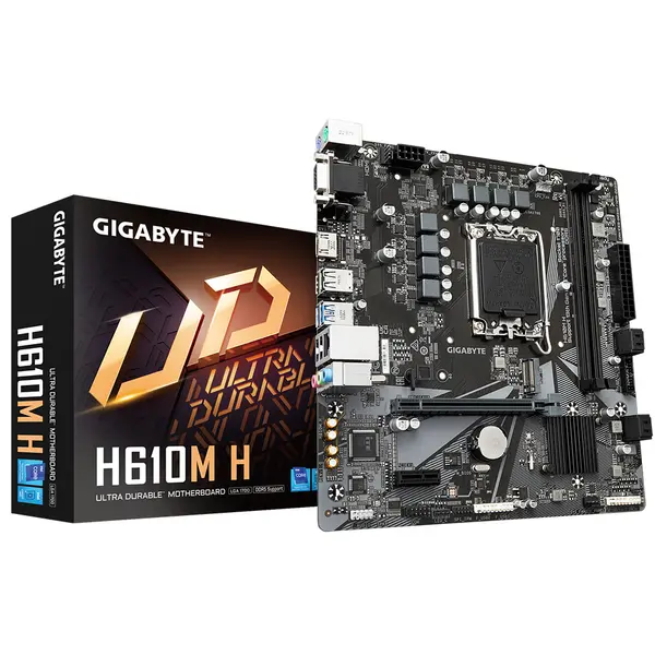 image of Gigabyte Gigabyte H610M H (rev. 1.0) Intel H610 Express LGA 1700 micro ATX H610M H