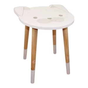 Image of Baby Bear Wooden Side Table, Rabbit Design