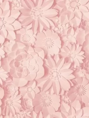 Image of Fine Decor Fine Decor 3D Effect Floral Pink Wallpaper
