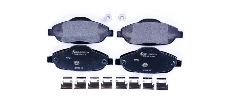 Image of HELLA Brake pad set HELLA 8DB 355 013-911
