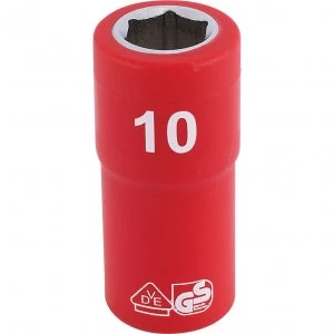 Image of Draper 1/4" Drive VDE Fully Insulated Hexagon Socket Metric 1/4" 10mm