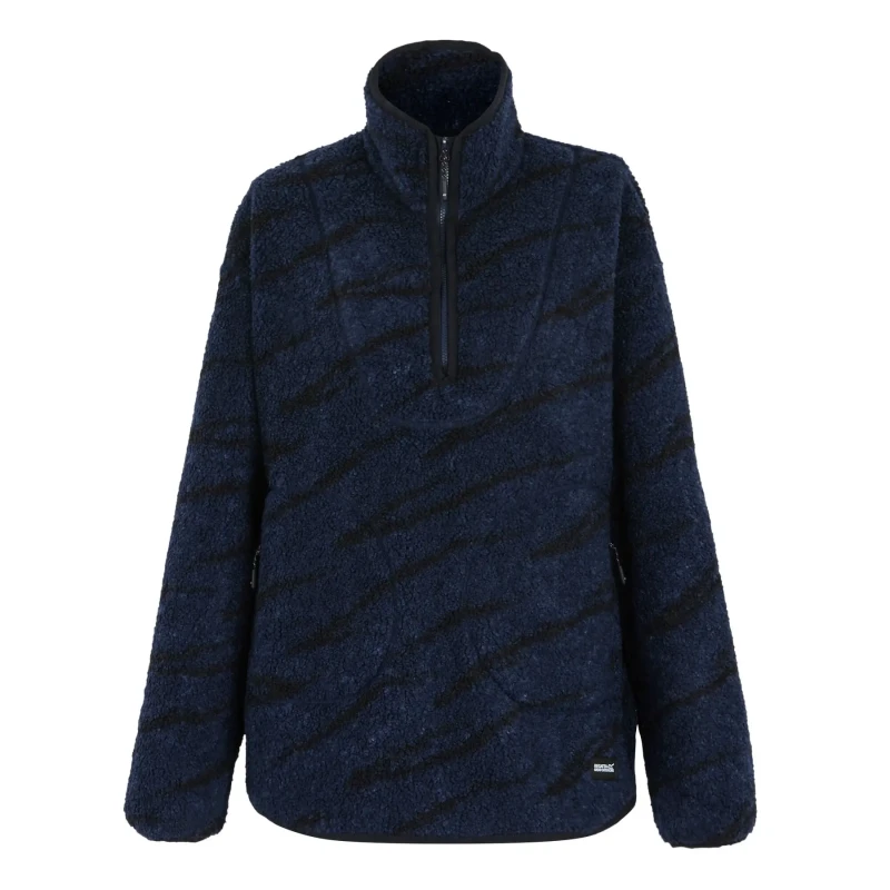 Image of Womens half-zip fleece Regatta Frankie Borg Bleu Female 42