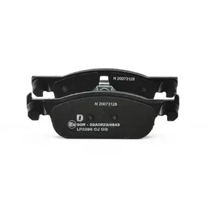 Image of DELPHI Brake pad set RENAULT,DACIA LP3286 410604682R,410605536R,8660005291 410604682R,410605536R,8660005291