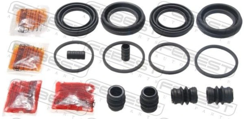 Image of FEBEST 0875-B9F Brake Caliper Repair Kit Front Axle Repair Kit,brake caliper (405)