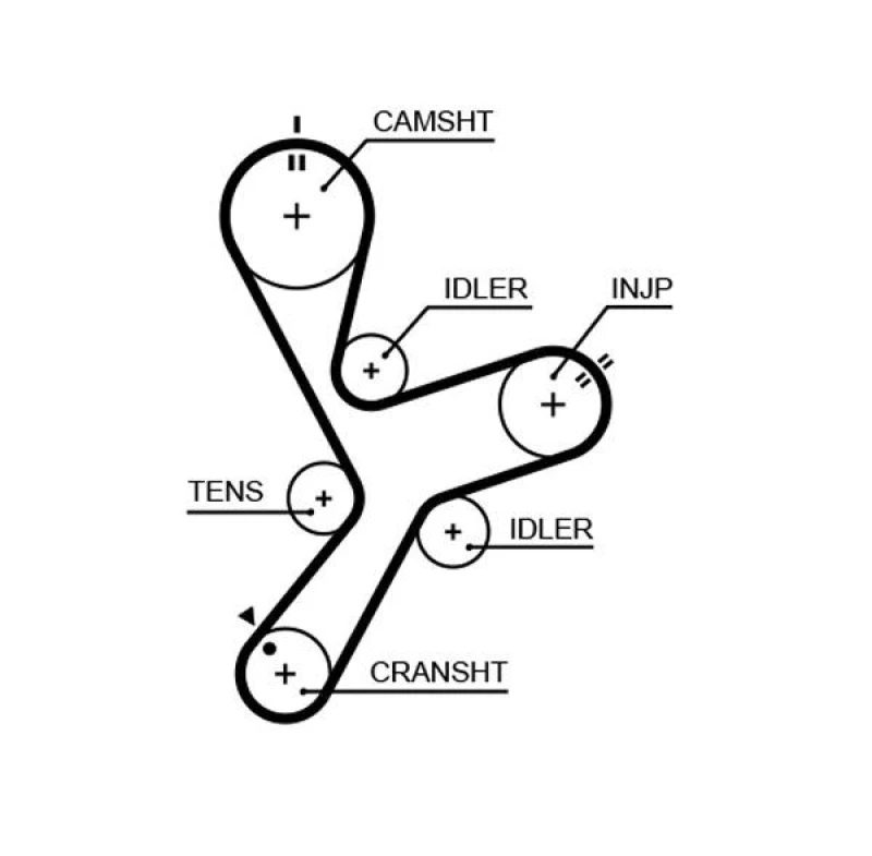 Image of GATES Timing Belt GATES 5641XS