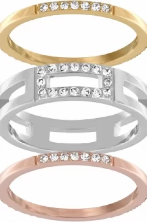 Image of Ladies Swarovski Jewellery Cubist Ring 50 5143866