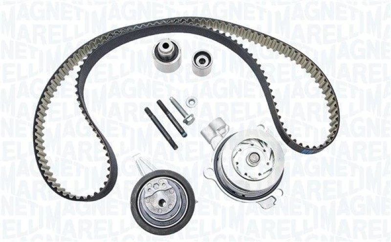 Image of MAGNETI MARELLI Water pump and timing belt kit MAGNETI MARELLI 341406640001