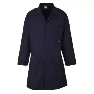 image of Portwest Standard Lab Coat Navy XS