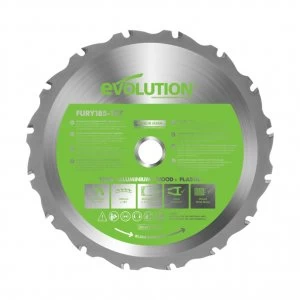 Image of Fury 185MM Replacement Multi-purpose Tungsten Carbide Tipped Blades with Evolution Rage Technology