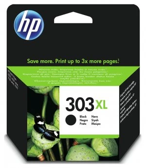 Image of HP 303XL Black Ink Cartridge