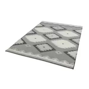 Image of Asiatic Monty Rug 080x150cm Black And Cream Tribal