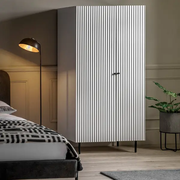 Image of Baybridge 2 Door Wardrobe White
