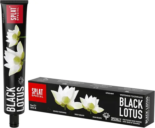 image of SPLAT Black Lotus White Plus Toothpaste 75ml