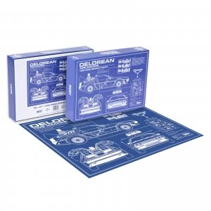 Image of Dust Back To The Future DeLorean Schematic 1000pc Puzzle