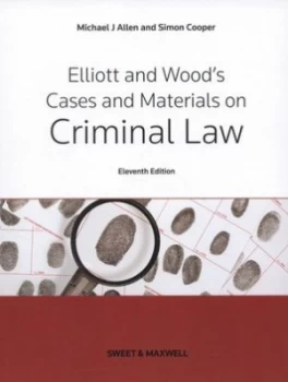 Image of Elliott and Woods Cases and Materials on Criminal Law. Paperback