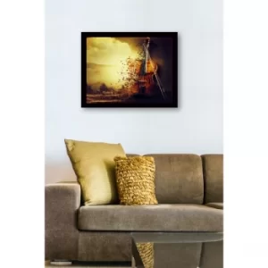 Image of SC0779 Multicolor Decorative Framed MDF Painting