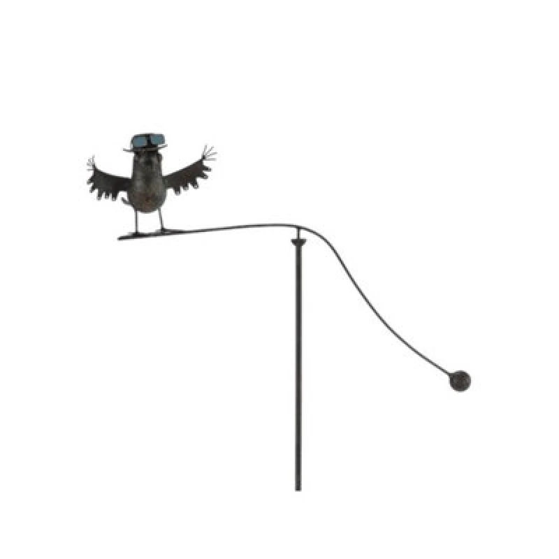 Image of Minster Bird Garden Stake - Metal - L7 X W27 X H55 Cm