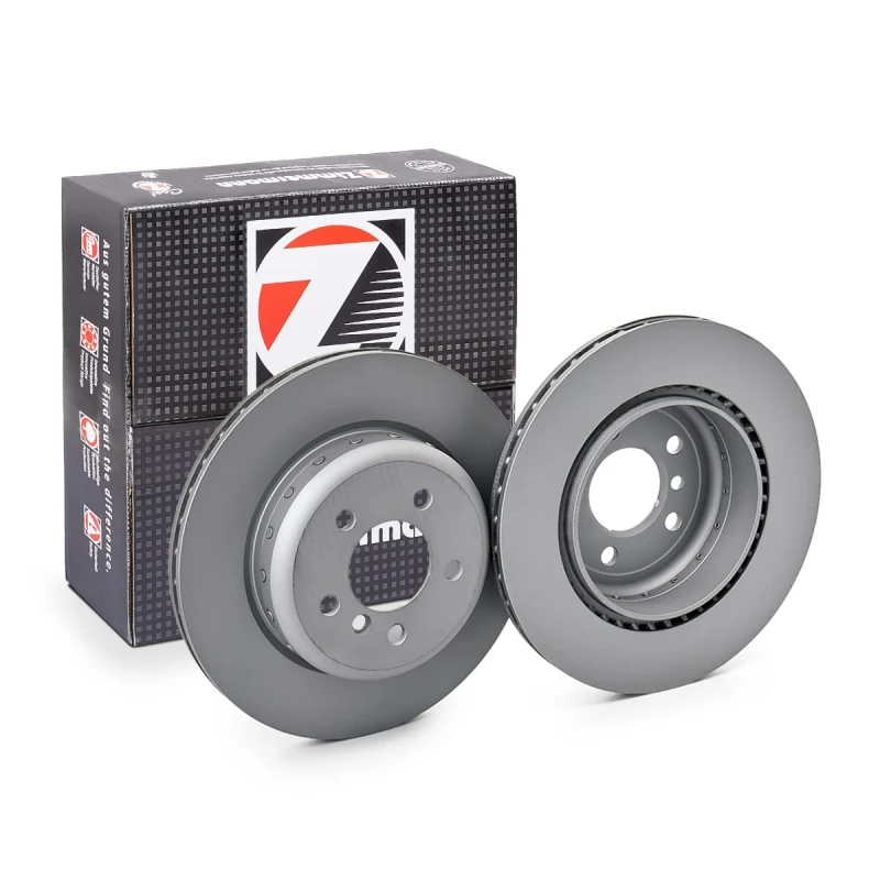 Image of ZIMMERMANN 150.3484.32 Brake disc Rear Axle, Aluminium Brake Disc Hub, Coated, High-carbon Brake Disc (82)