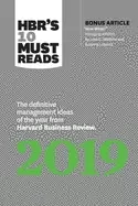 Image of hbrs 10 must reads 2019 the definitive management ideas of the year from ha