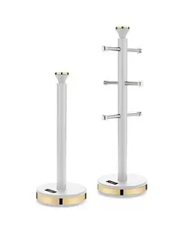 Image of Tower Cavaletto Towel Pole & Mug Tree Set