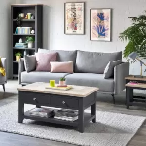 Image of Julian Bowen Bordeaux Coffee Table Dark Grey