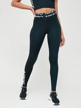 Image of Nike Pro Training Dri-FIT GRX Legging - Black, Size L, Women