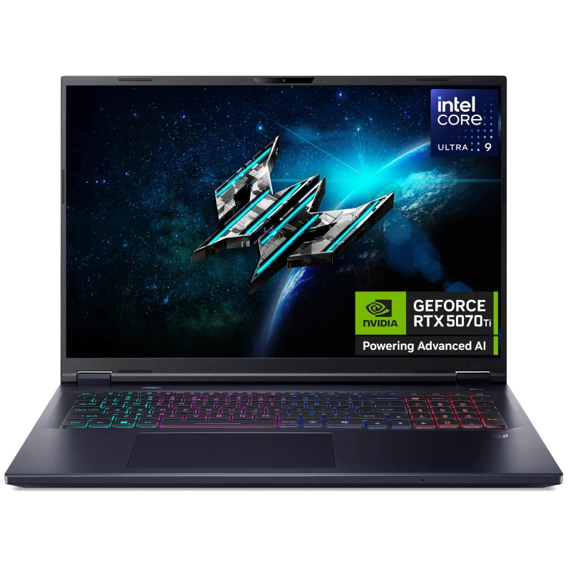 Image of Acer Acer Predator Helios Neo 18 AI 18" Gaming Laptop, Intel Core Ultra 9 275HX, 32GB DDR5, 2TB SSD Gen4, 18" WQXGA IPS 250Hz DDS Mini LED, NVIDIA