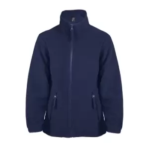 Image of SOLS Childrens/Kids North Zip-Up Fleece Jacket (10yrs) (Navy)