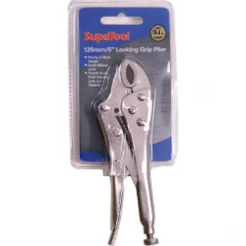 image of SupaTool Locking Grip Plier 5"/125mm