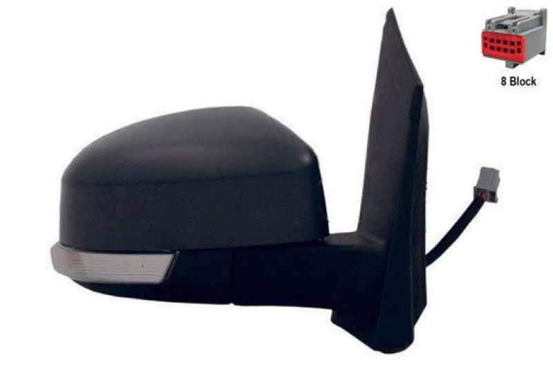 Image of ALKAR 6150401 Wing mirror Right, Electric, Aspherical, primed Outside Mirror (50)