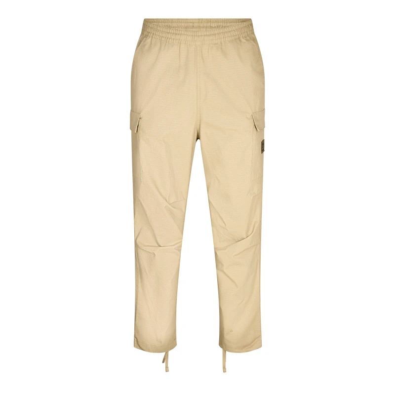 Image of Timberland Mens Woven Badge Ripstop Cargo Trousers Lemon Pepper male S