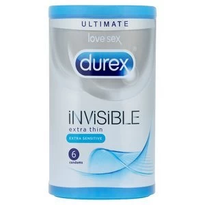 image of Durex Invisible Condoms Sensitive 6s