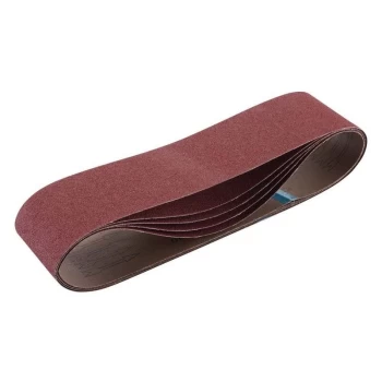Image of 09259 Cloth Sanding Belt, 100 x 915mm, 40 Grit (5 Pack) - Draper