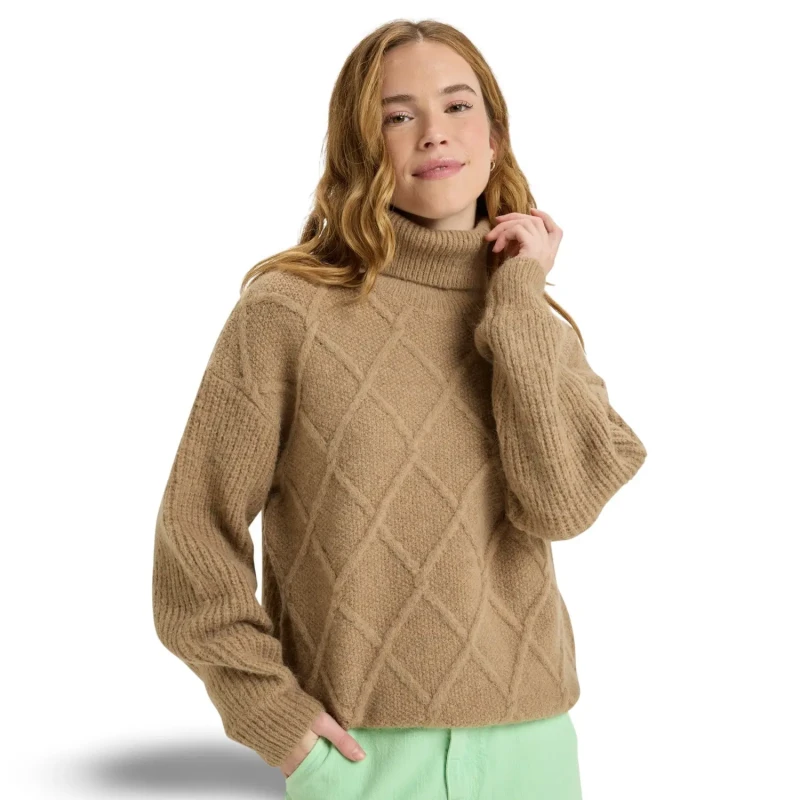 Image of Roxy Woman sweater Roxy Picture Moment Marron Female XS
